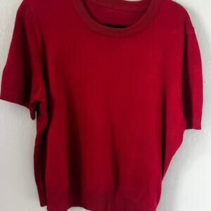 Womens burgundy size large new